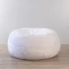 Hvítur flöffí grjónapúði