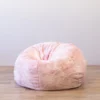 Bleikur flöffí grjónapúði
